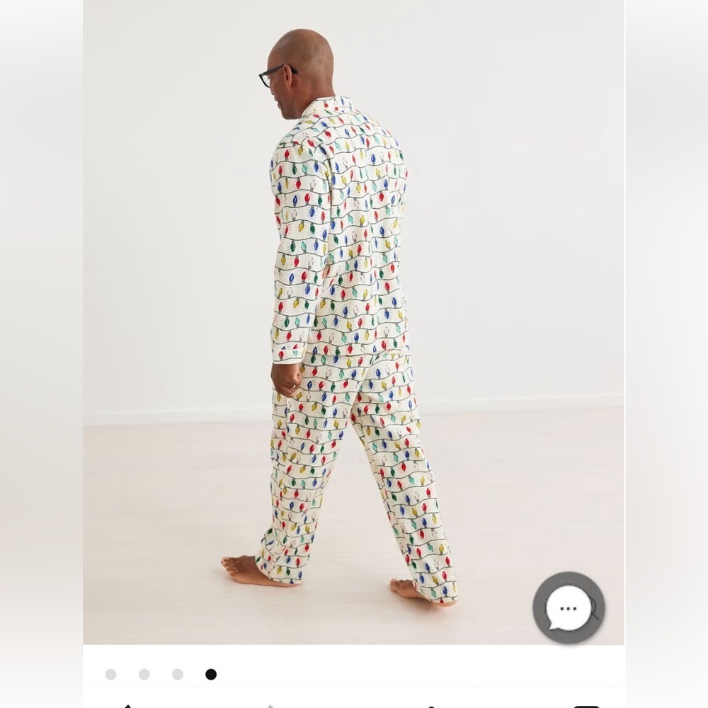NWOT Hanna Andersson Unisex Bright Bulbs Pajama Set Size Small - Picture 3 of 11